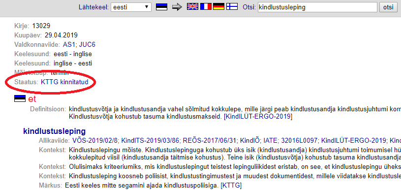 Kindlustustermin